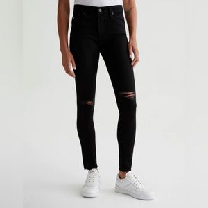 AG Farrah high rise skinny jeans black 28